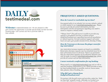 Tablet Screenshot of dailyteetimedeal.com